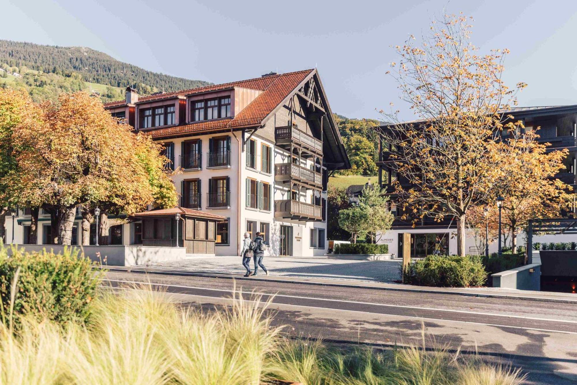 Posthotel Taube Schruns Exterior foto