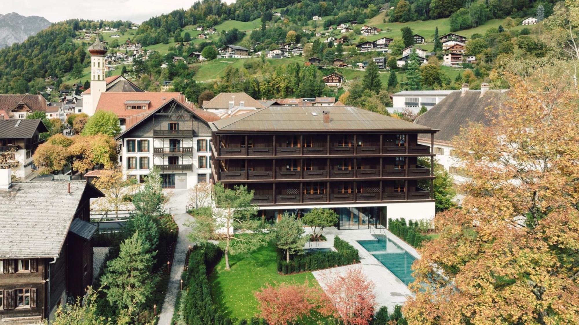 Posthotel Taube Schruns Exterior foto