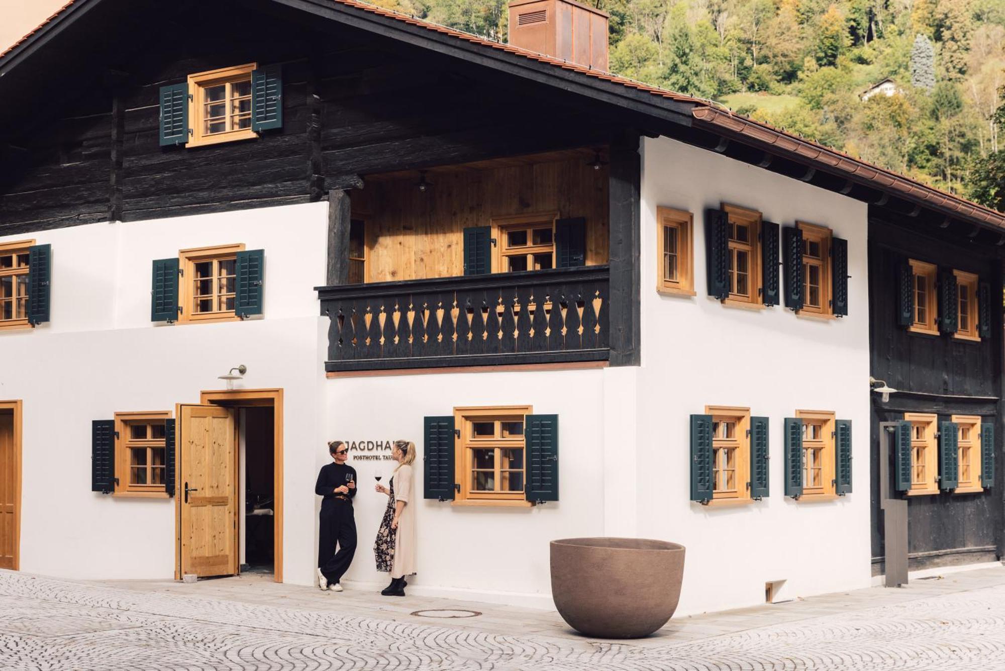 Posthotel Taube Schruns Exterior foto